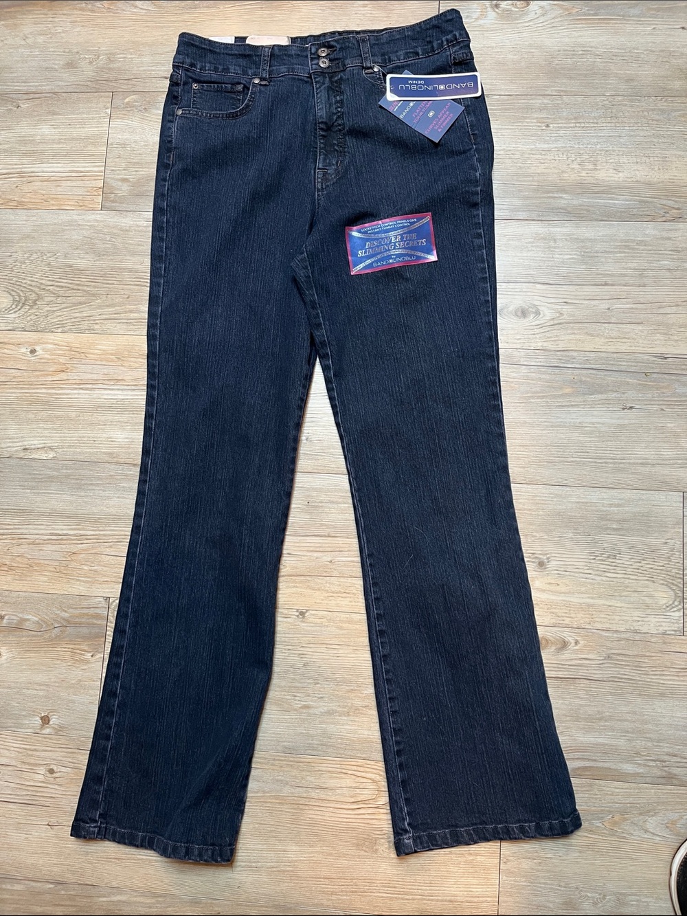 Bandolino Dark Blue Flare Jeans - Women's Bootcut Stretch
